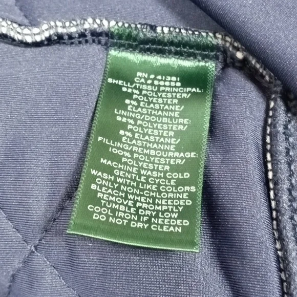 Ralph Lauren Navy Quilted Bomber Jacket - Picture 15 of 16